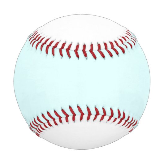 Custom Pastel Blue Baseball (Vorderseite)