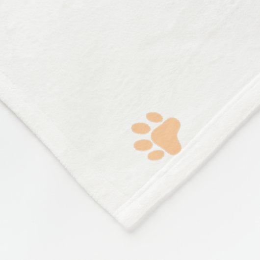 Custom Pastel Blue Poodle Silhouette Blanket Gift Fleecedecke (Ecke)