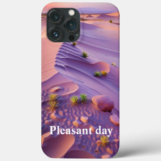 Custom Pastel Desert mit Cactus Pflanze Monogram Case-Mate iPhone Hülle