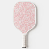 Custom Pastel Floral Pickleball Paddle (Rückseite)