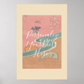 CUSTOM Pastel Gradient Pattern Art | Adachi Masato Poster (Vorne)