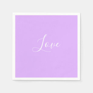 Custom Pastel Mauve Solid Color Minimalistische Ho Serviette