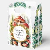 Custom Pastel Mushroom Baby Dusche Geschenkschachtel (Geöffnet)