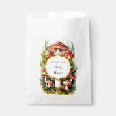 Custom Pastel Mushroom Baby Dusche Geschenktütchen (Vorderseite)