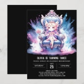 Custom Pastel Princess Geburtstag Einladung (Vorne/Hinten)