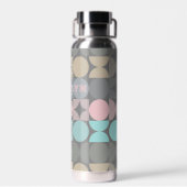 Custom Pastel Seafoam Minze Aquamarin Jade Green Trinkflasche (Rückseite)