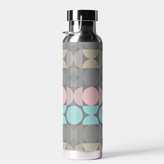 Custom Pastel Seafoam Minze Aquamarin Jade Green Trinkflasche (Rechts)