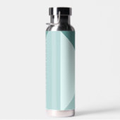 Custom Pastel Seafoam Minze Aquamarin Jade Green Trinkflasche (Rechts)