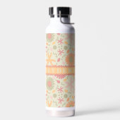 Custom Pastel Starfish Floral Creme Trinkflasche (Links)