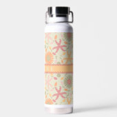 Custom Pastel Starfish Floral Creme Trinkflasche (Rückseite)