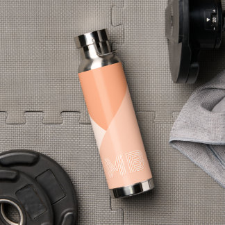 Custom Pastel Sunny Peach Summer Corrange Orange Trinkflasche