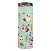 Custom Pastell Halloween Muster Spooky Ghost Thermosbecher (Rückseite)