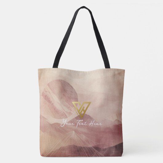 Custom: Pastell Tote Bag Tasche (Rückseite)