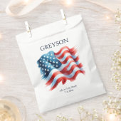Custom Patriotic American Flag Geschenktütchen (Ausgeschnitten)