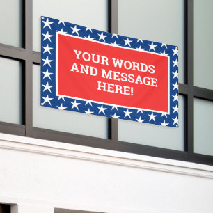 Custom Patriotic Banner