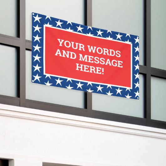 Custom Patriotic Banner (Äußeres Gebäude)