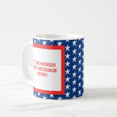 Custom Patriotic Kaffeetasse (Vorderseite Links)