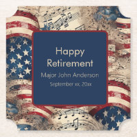 Custom Patriotic Retirement Party