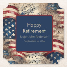 Custom Patriotic Retirement Party