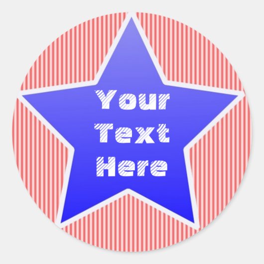 Custom Patriotic Stickers (Vorderseite)