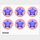 Custom Patriotic Stickers (Blatt)