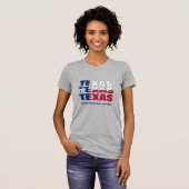 Custom Patriotic TEXAS FLAG T - Shirt (Vorne ganz)