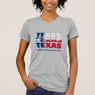 Custom Patriotic TEXAS FLAG T - Shirt