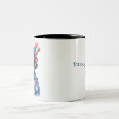 Custom Patriotic Uncle Sam Black Labrador Tasse (Mittel)