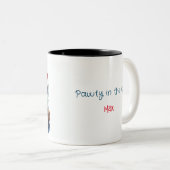 Custom Patriotic Uncle Sam Black Labrador Tasse (VorderseiteRechts)