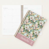 Custom Pattern Elegant Magnolia Flowers Planer (Anzeige)