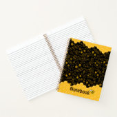 Custom pattern honeycomb Notebook Notizblock (Innenseite)