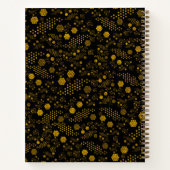 Custom pattern honeycomb Notebook Notizblock (Rückseite)