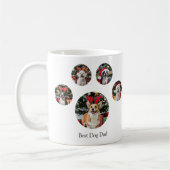 Custom Paw Print Foto Collage 5 Picture Coffee Kaffeetasse (Links)