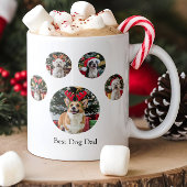 Custom Paw Print Foto Collage 5 Picture Coffee Kaffeetasse