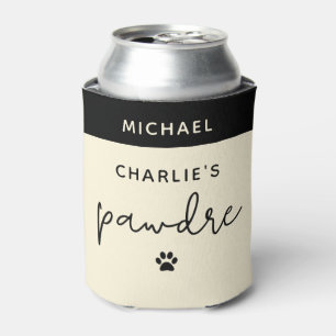 Custom Pawdre Typografy Dog Vater New Dog Eigentüm Dosenkühler