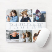 Custom Pawpaw Foto Collage Grandchildren Namen Mousepad (Mit Mouse)