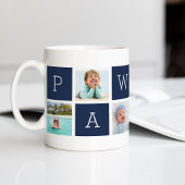 Custom Pawpaw Großvater Foto Collage Kaffeetasse