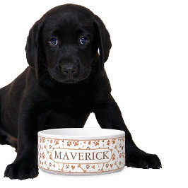 Custom Paws and Bones Napf