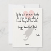 💘🐈Custom Paws & Passive-Aggression Feiertagskarte (Rückseite)