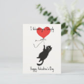 💘🐈Custom Paws & Passive-Aggression Feiertagskarte (Stehend Vorderseite)