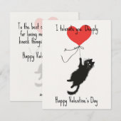 💘🐈Custom Paws & Passive-Aggression Feiertagskarte (Vorne/Hinten)