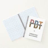 Custom PBT Phlebotomie Techniker Leopard Print Notizblock (Innenseite)