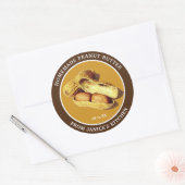 Custom Peanut Butter Food Jar Runder Aufkleber (Umschlag)