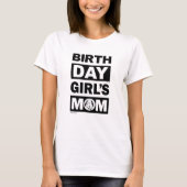 Custom Peanuts | Snoopy Birthday Girl's Mama T-Shirt (Vorderseite)