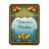 Custom Pears Deko Art Magnete (Vertikal)