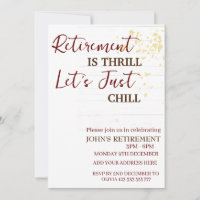 Custom Pension ist Thrill Let's Just Chill Funny