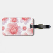 Custom Peony Luggage Tag Mama Travel ID Gepäckanhänger (Rückseite horizontal)