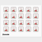 Custom Peony Remembrance Candle Sticker (Blatt)