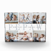 Custom Pepaw Grandchildren Fotoblock (Vorderseite)