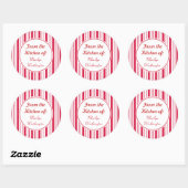 Custom Peppermint Kitchen Stickers (Blatt)